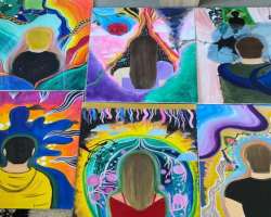 Besides being a fabulous actress, she is also a great painter.